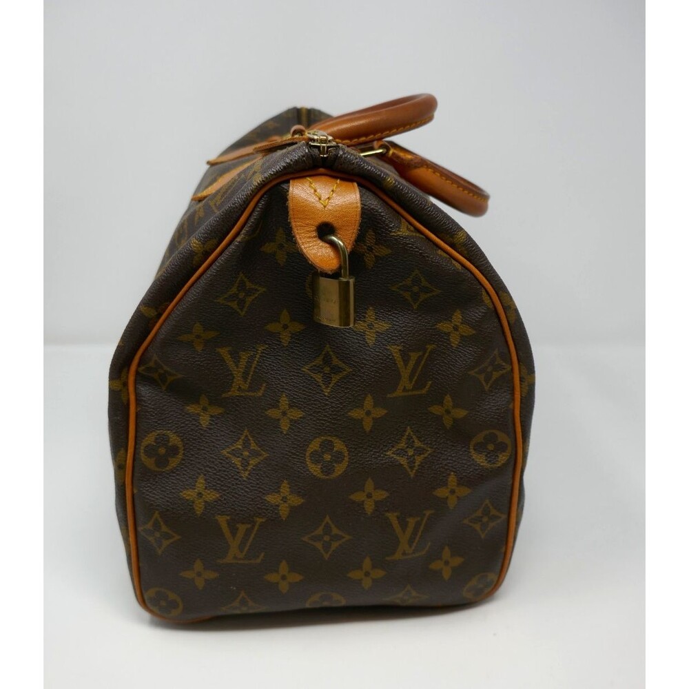 Louis Vuitton Vintage Monogram Canvas Speedy 35 Bag Handbag - Picture 5 of 16